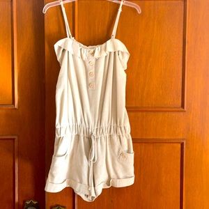Beige summer romper